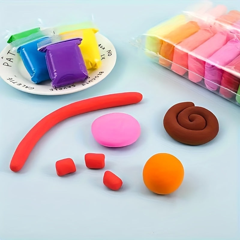 2 Kinds Of 36 Colors Different Sizes Of Wind-drying Sticky, Magic Modeling Clay Set