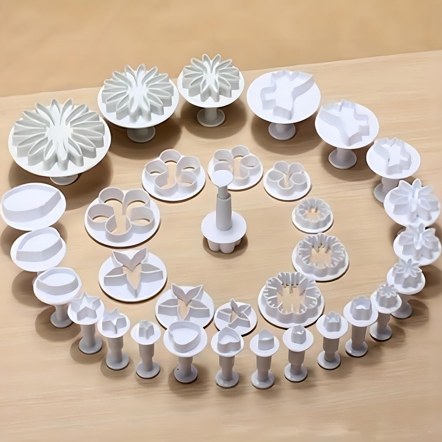 33-Piece Ceramic Mold Set For DIY Crafts