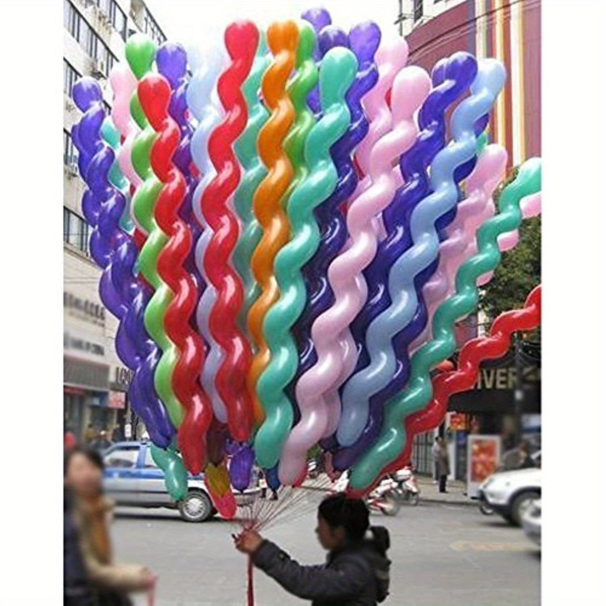 40pcs Spiral Latex Balloons Party Decorations