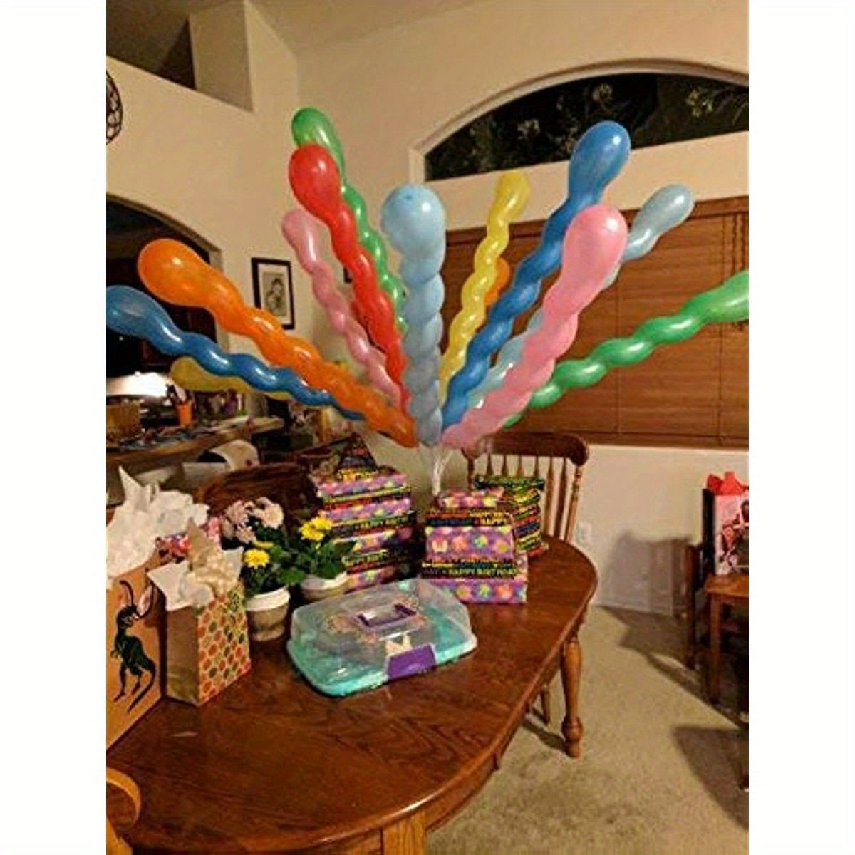 40pcs Spiral Latex Balloons Party Decorations