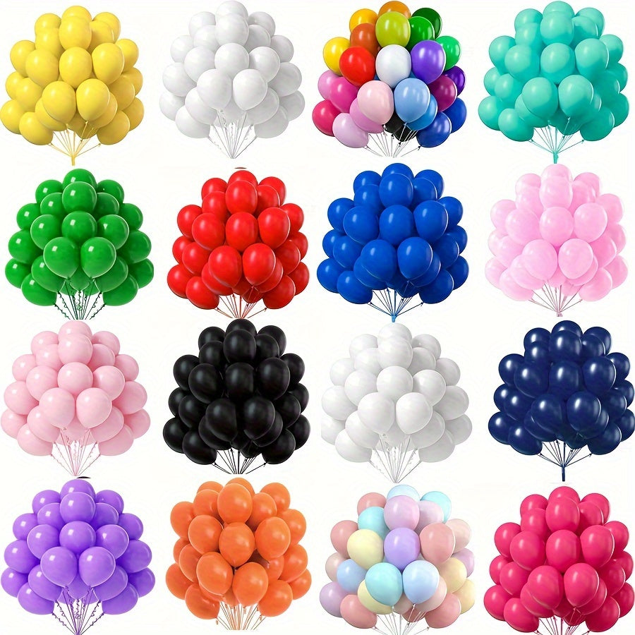 51pcs, Colorful Latex Balloons Party  Supplies