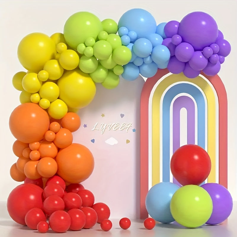 51pcs, Colorful Latex Balloons Party  Supplies