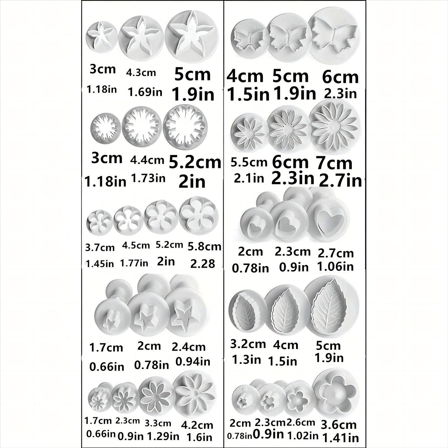 33-Piece Ceramic Mold Set For DIY Crafts