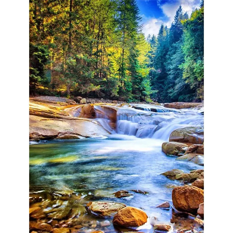 Painting By Number Waterfall Kits