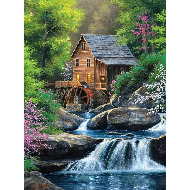 Painting By Number Waterfall Kits