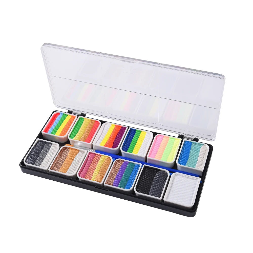 Rainbow Face Paint Multicolor Series Temporary Body Paint