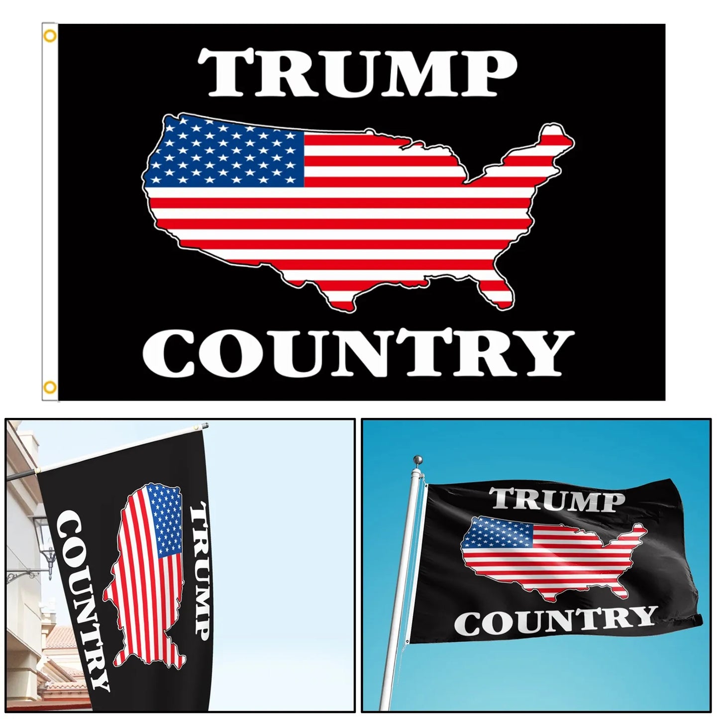 Donald Trump Flag 2024 Trump Country 3x5FT Garden Flag