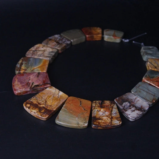 Picasso Jasper Stone Beads For Jewelry Making