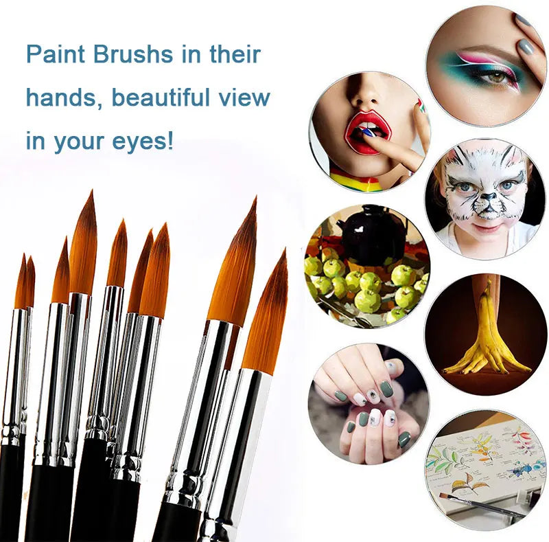 9pcs/set Paint Brush Set