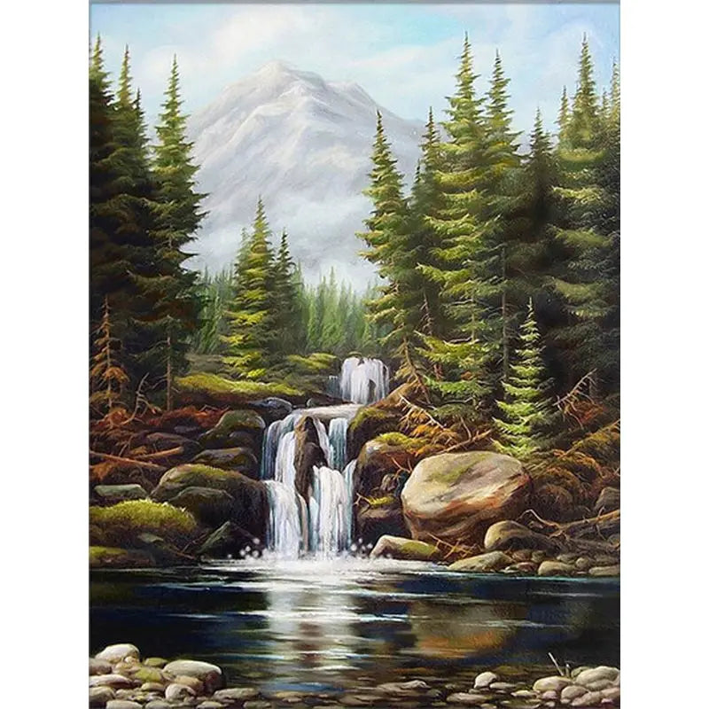 Painting By Number Waterfall Kits