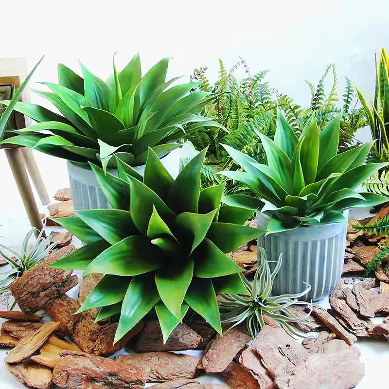 Artificial Aloe Plants Home Decor