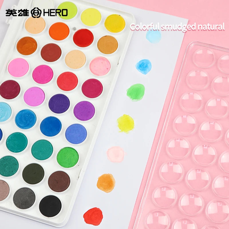 Hero Portable Solid Pigment 12/16/28/36 Colors