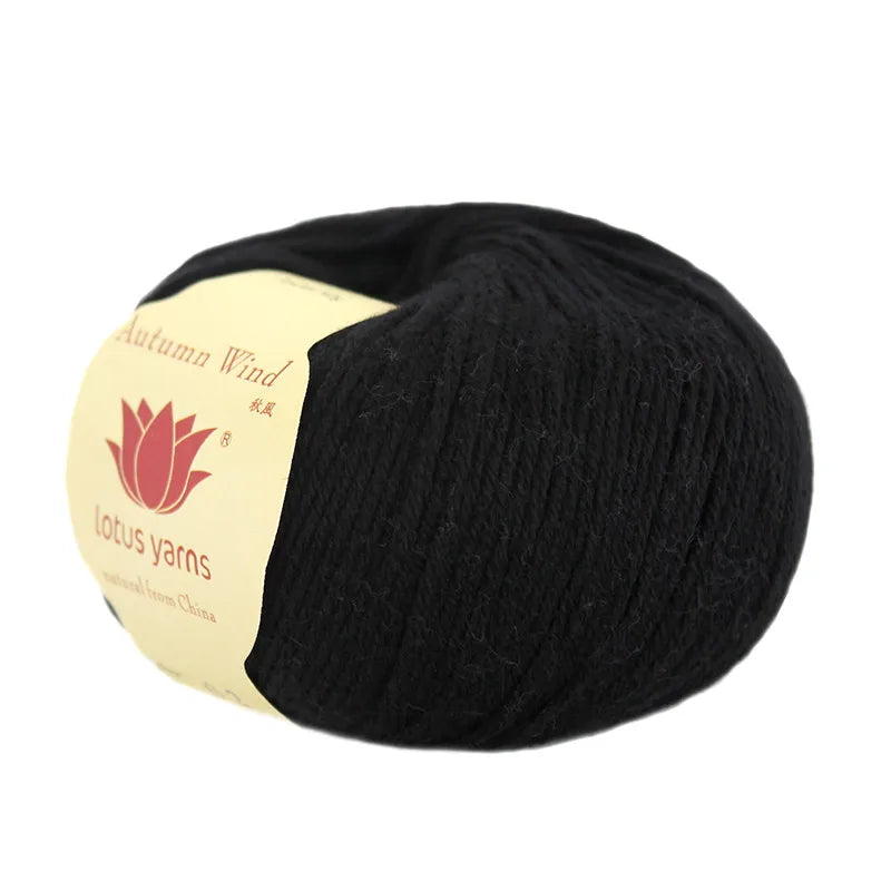 50g Cotton Yarn Cashmere Blended Hand Knitting Crochet Fingering Weight For Garments Soft Baby Clothes