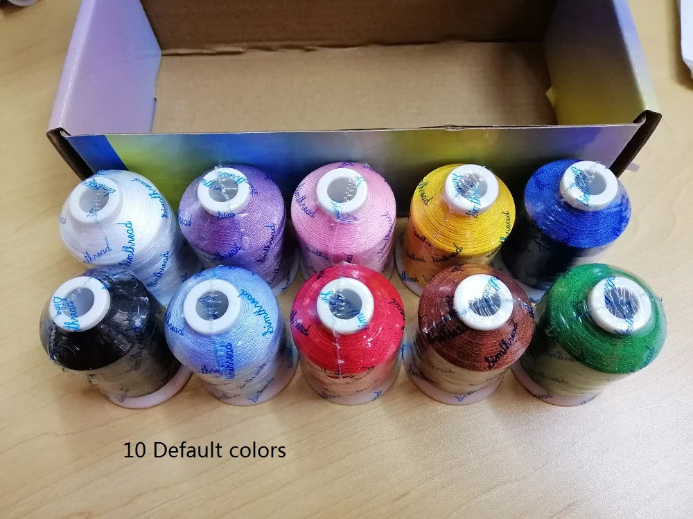 Brother colors polyester embroidery machine thread