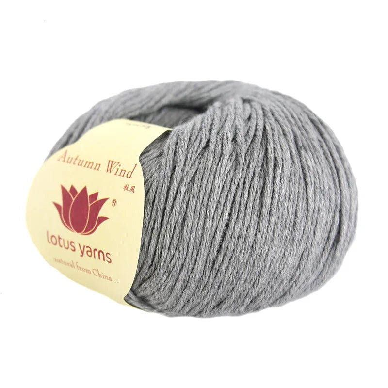 50g Cotton Yarn Cashmere Blended Hand Knitting Crochet Fingering Weight For Garments Soft Baby Clothes