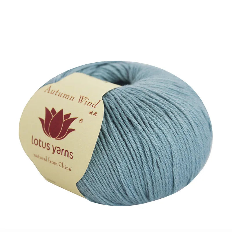 50g Cotton Yarn Cashmere Blended Hand Knitting Crochet Fingering Weight For Garments Soft Baby Clothes