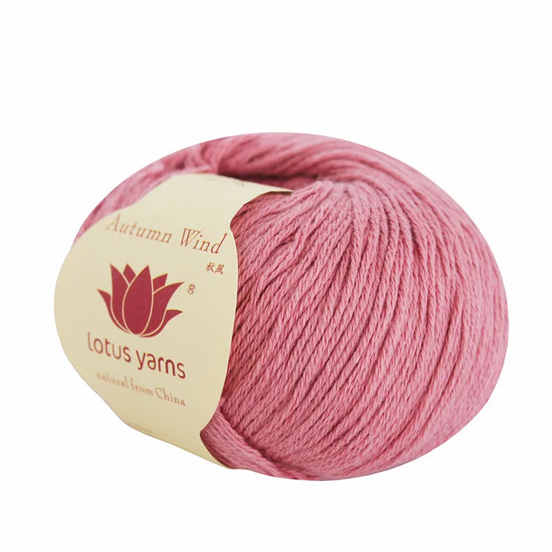 50g Cotton Yarn Cashmere Blended Hand Knitting Crochet Fingering Weight For Garments Soft Baby Clothes