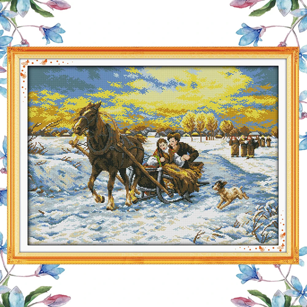 Marry Cross Cross Stitch Set Embroidery Kit