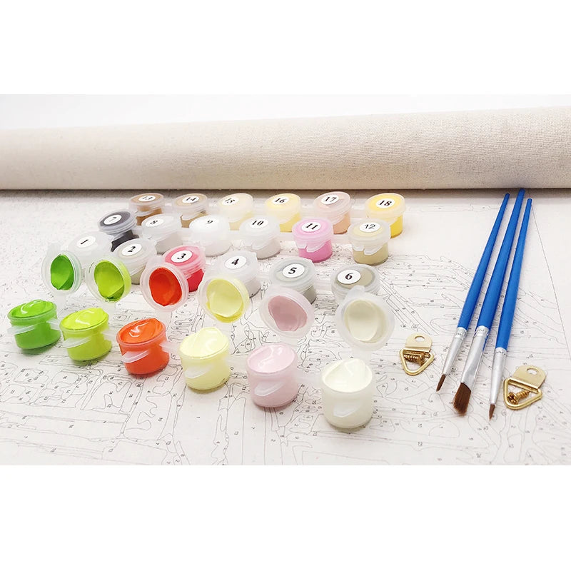 Landscape Painting By Numbers Kits