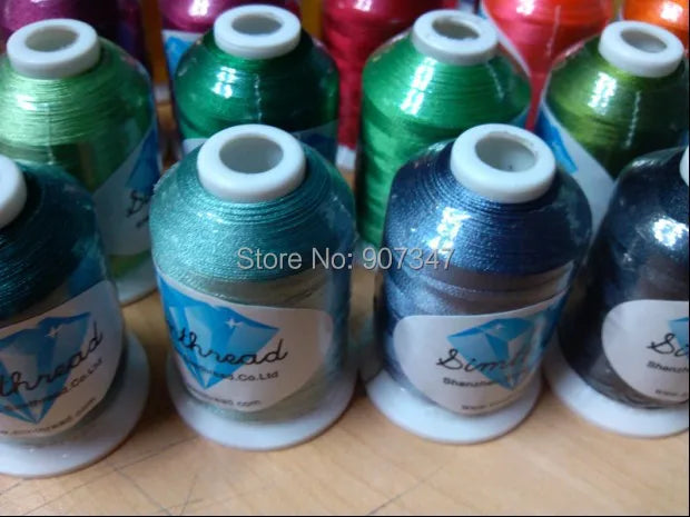 Brother colors polyester embroidery machine thread