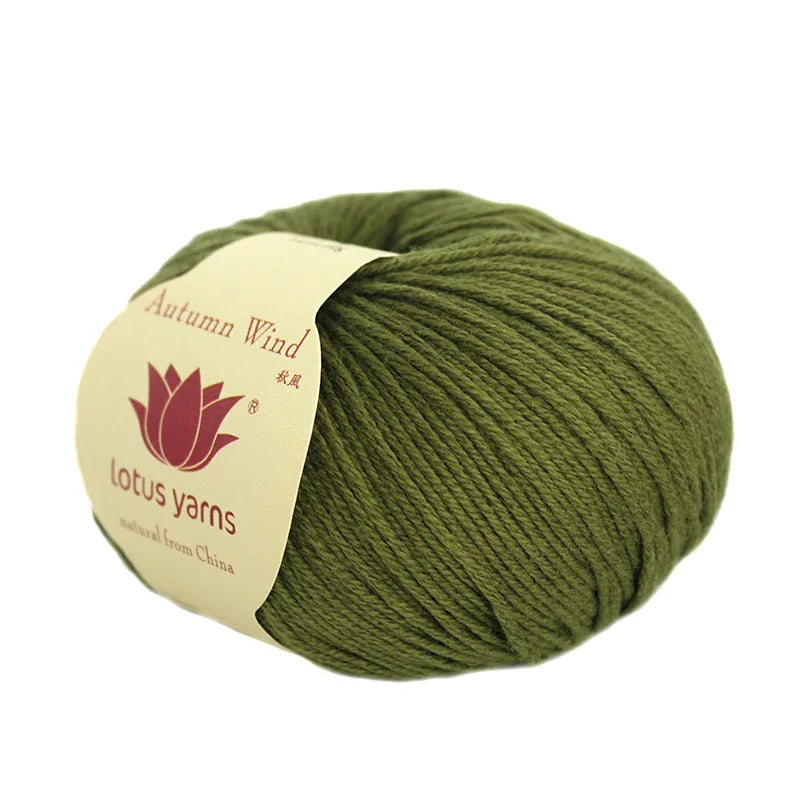 50g Cotton Yarn Cashmere Blended Hand Knitting Crochet Fingering Weight For Garments Soft Baby Clothes