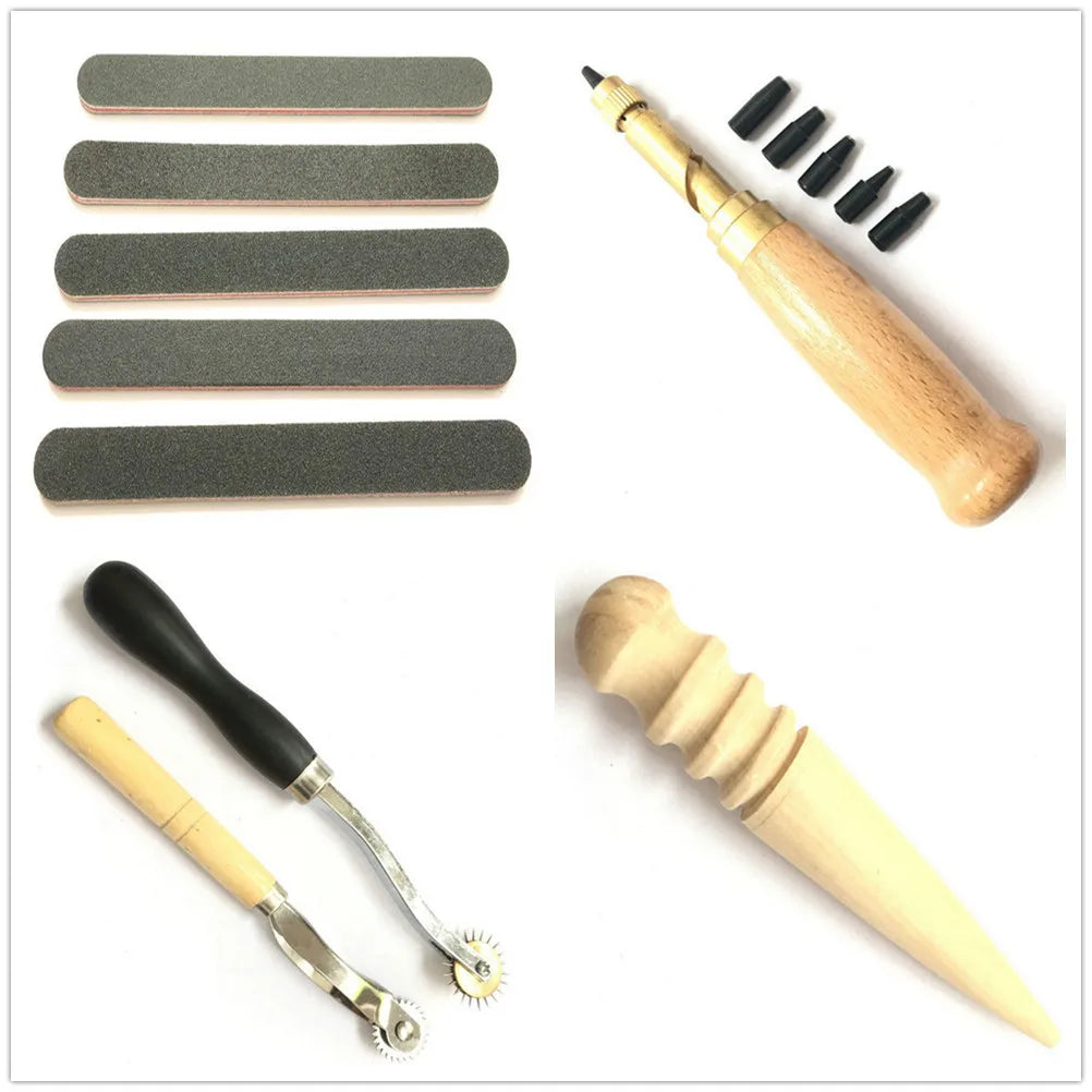 18 Pcs Professional Leather craft Tool Kit