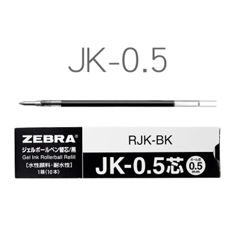 Zebra JK-0.5 Gel Pens Refills for SJ3, J3J2, J4J1