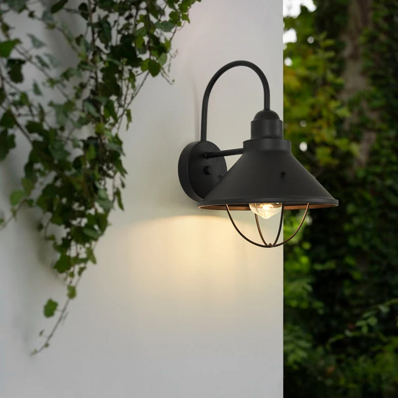 Retro Wall Exterior Waterproof Porch Lighting