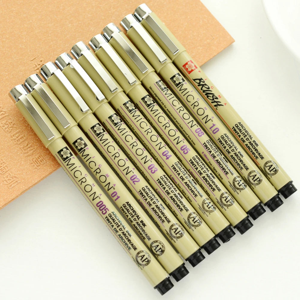 Liner Pen  Micron Set with Storage Case