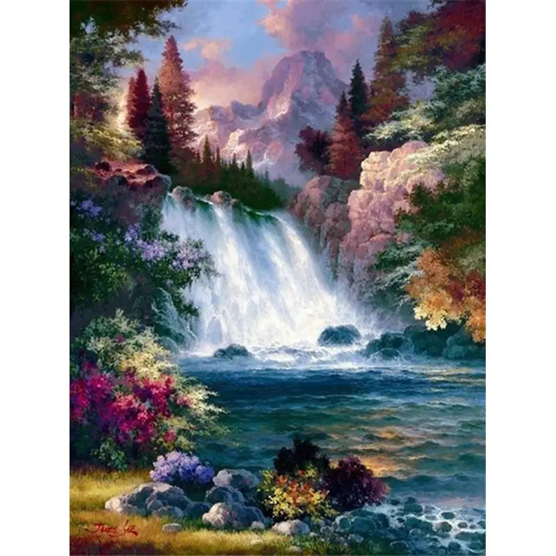 Paint By Number Waterfall Kits