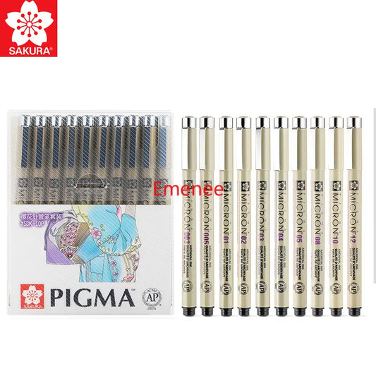 Micron Black Ink Pens for Writing Drawing