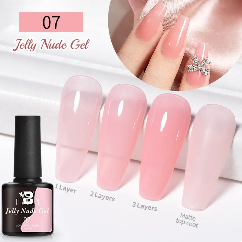 Candy Ombre Puff Gel Nail Polish