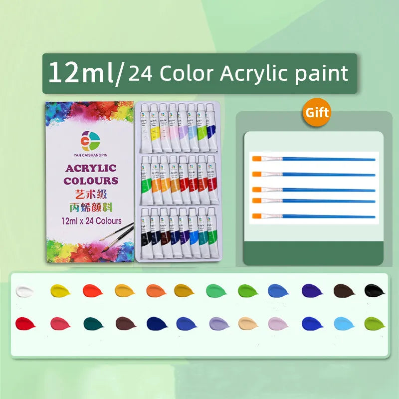 Acrylic Paint 12 18 24 36 Color Paint Set