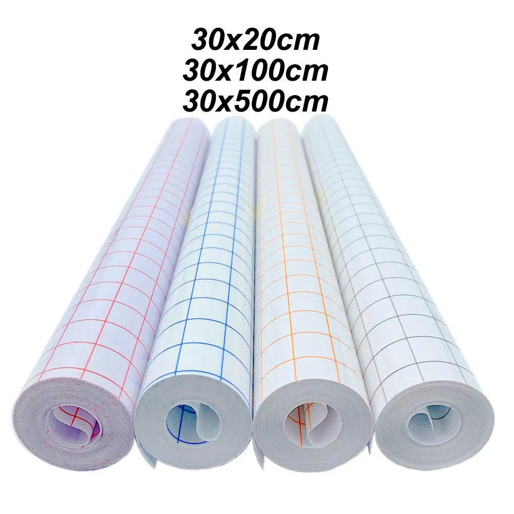 Clear Vinyl Tape Alignment Grid Transfer Paper