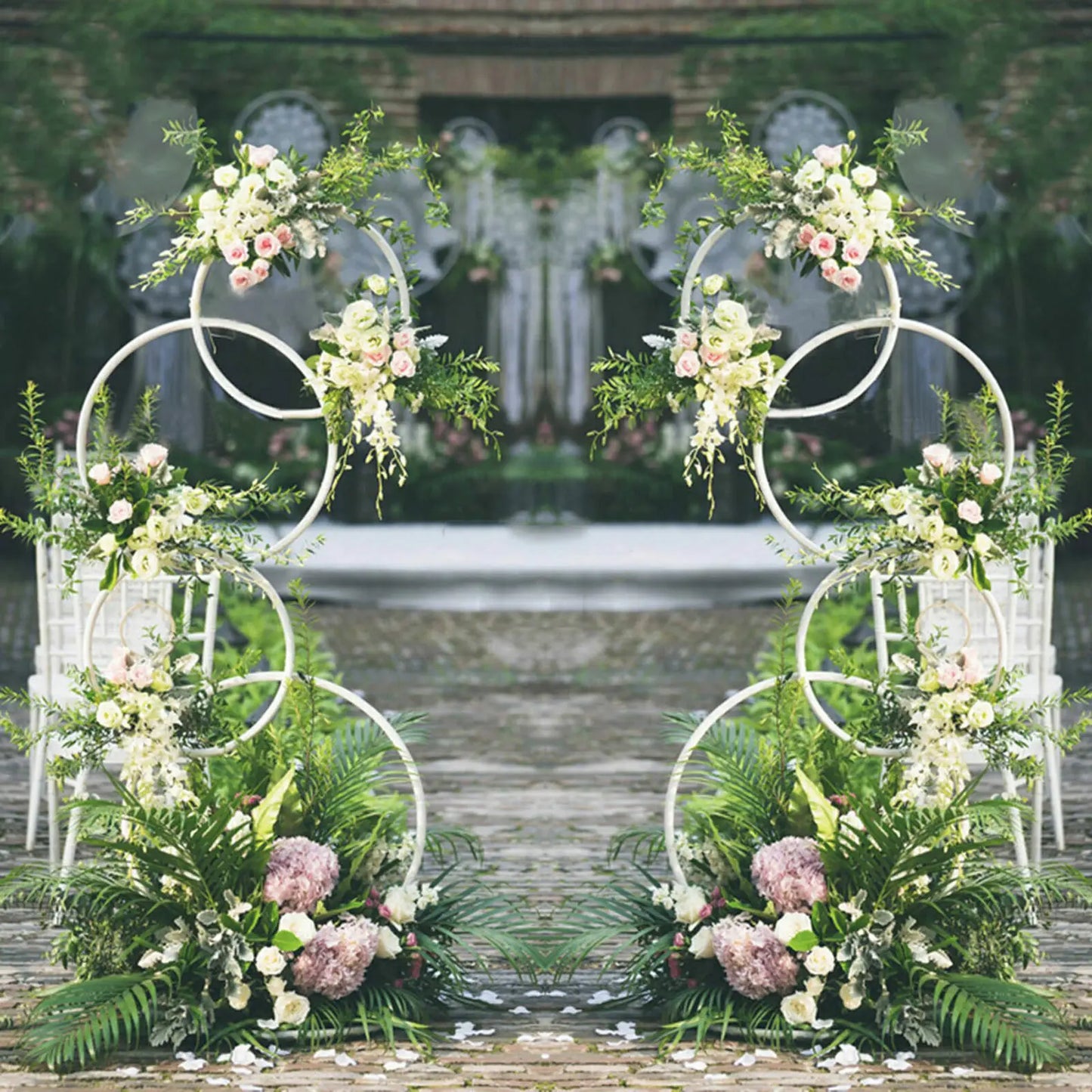 Wedding Flower Display Frame Round Arch