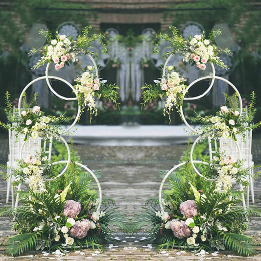 Wedding Flower Display Frame Round Arch