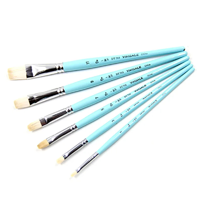 6pc Professional  Artist Paint Brushes