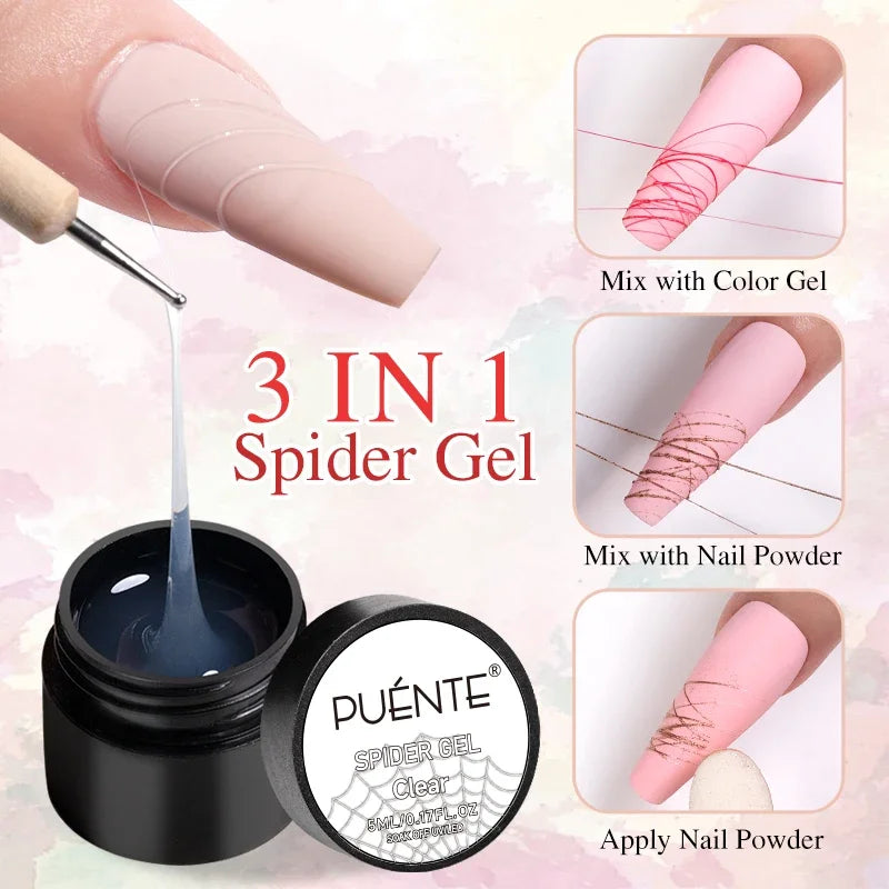 Gel Glitter Semi-Permanent Nail Art Varnish