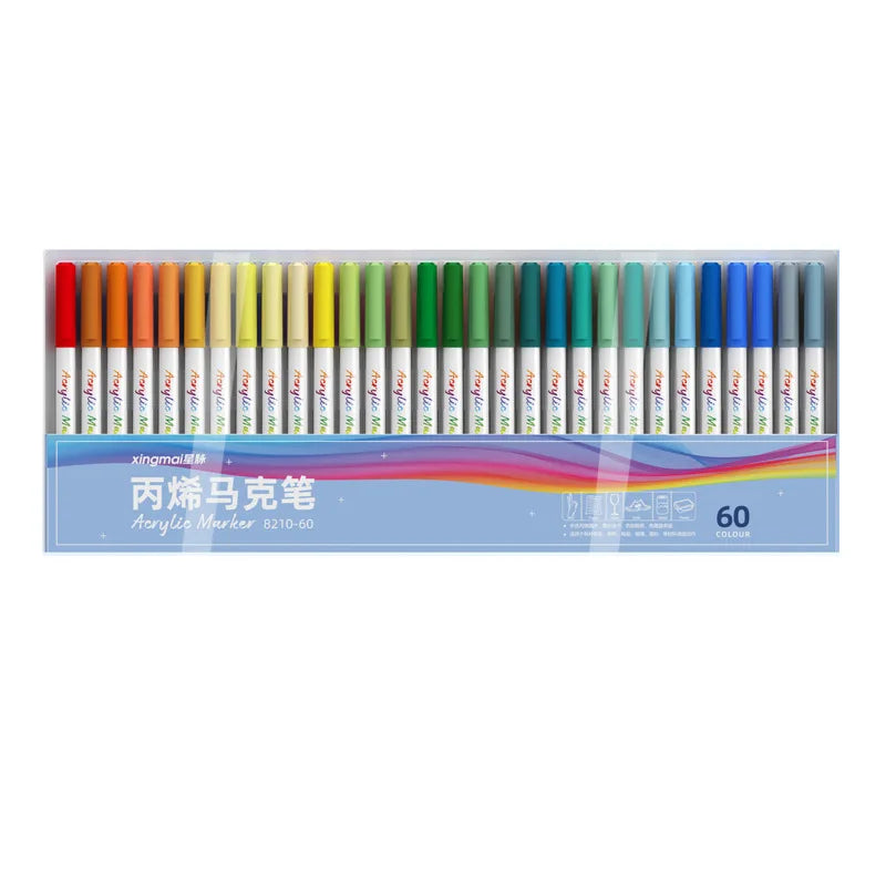 60 Colors Acrylic Paint Pens