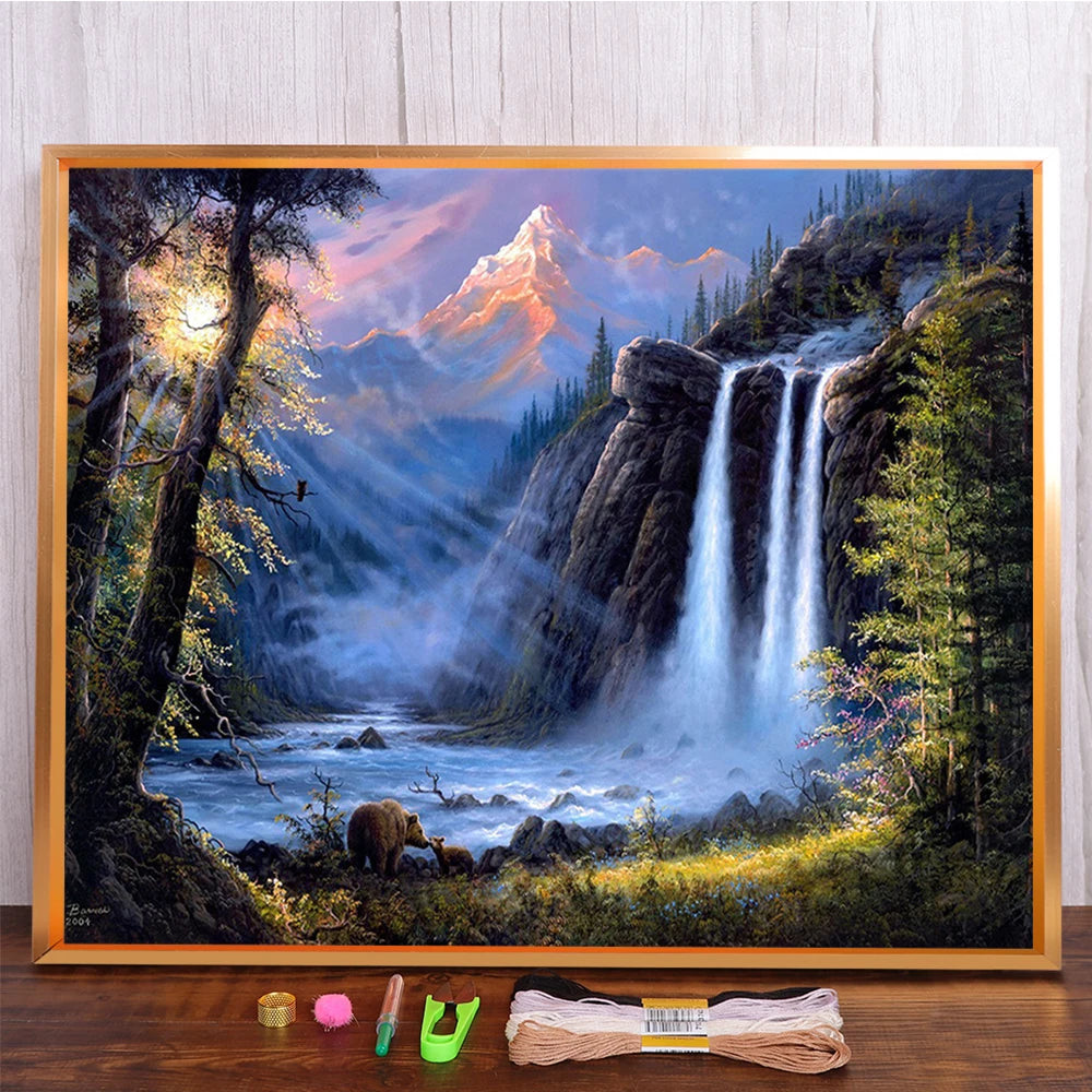 Landscape11CT Cross Stitch  Embroidery Kit