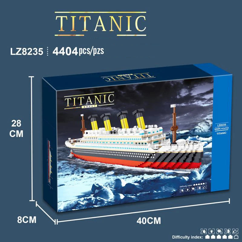 4404PCS Titanic Building Blocks Cruise Ship