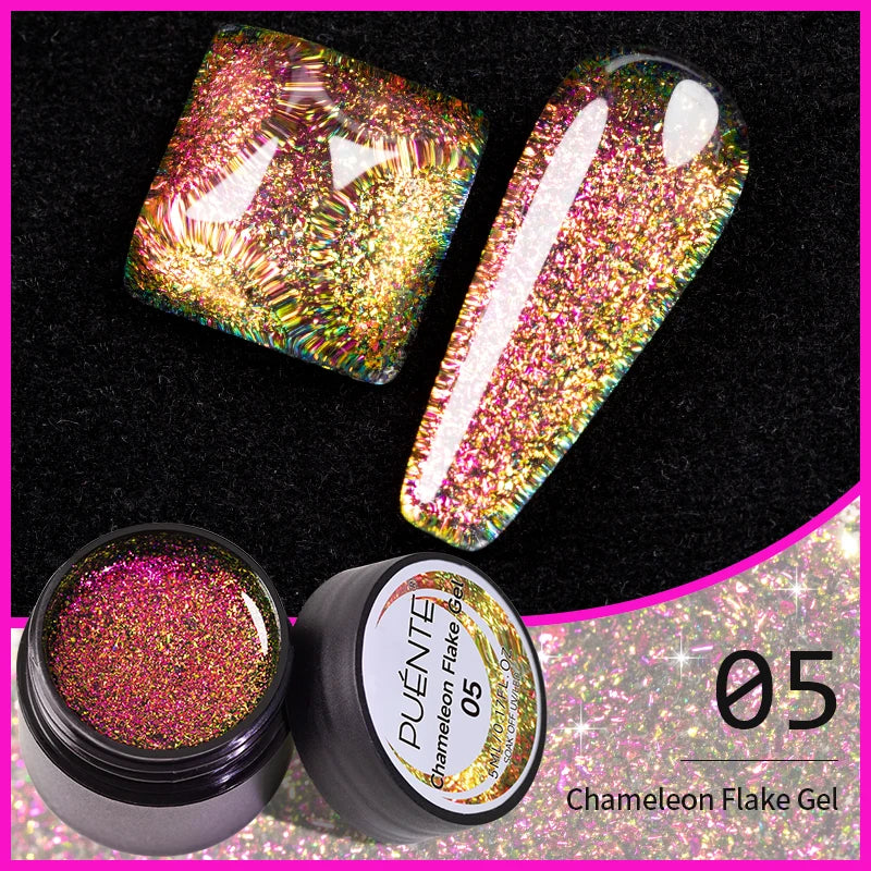 Gel Glitter Semi-Permanent Nail Art Varnish