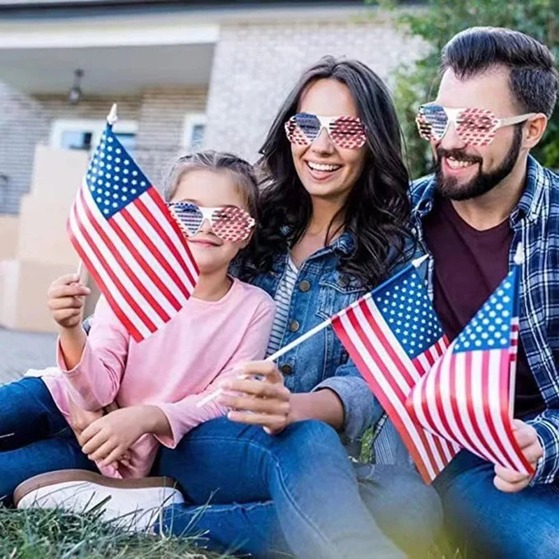 American Flag Patriotic Independence Day Disposable Tableware