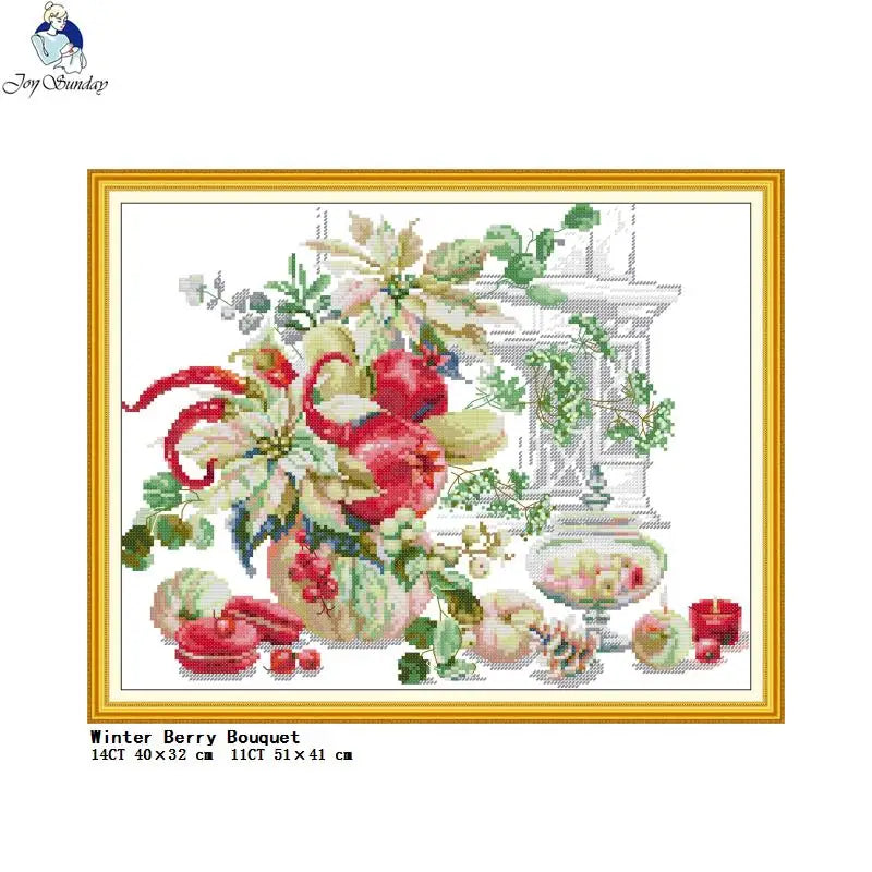 Embroidery Flowers Series Cross Stitch Kit