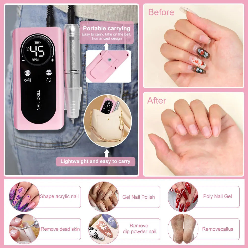 Rechargeable Nail Polish Machine with  Low Noise