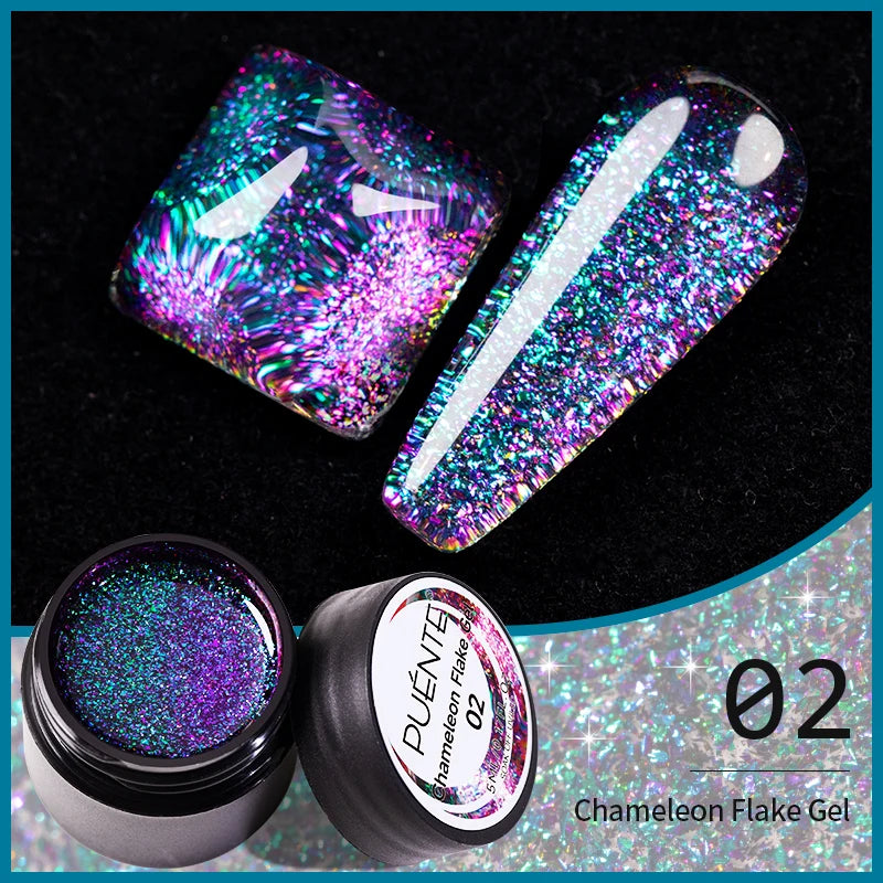 Glitter Nail Polish Sparkling Mica Shell Sequins