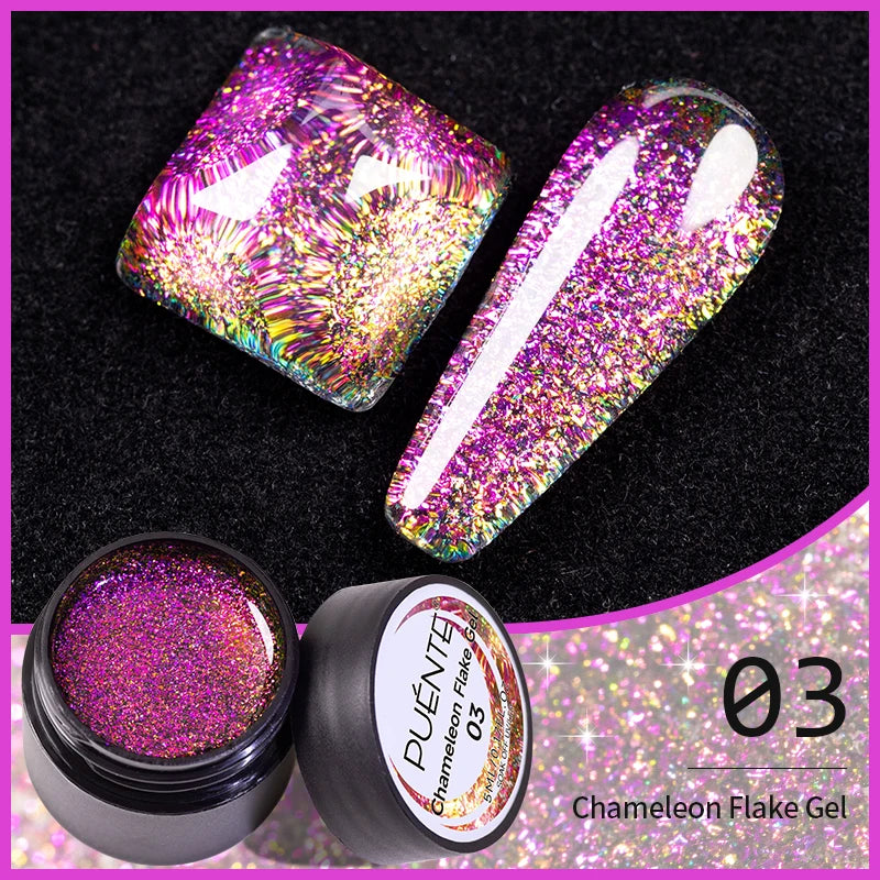 Glitter Nail Polish Sparkling Mica Shell Sequins