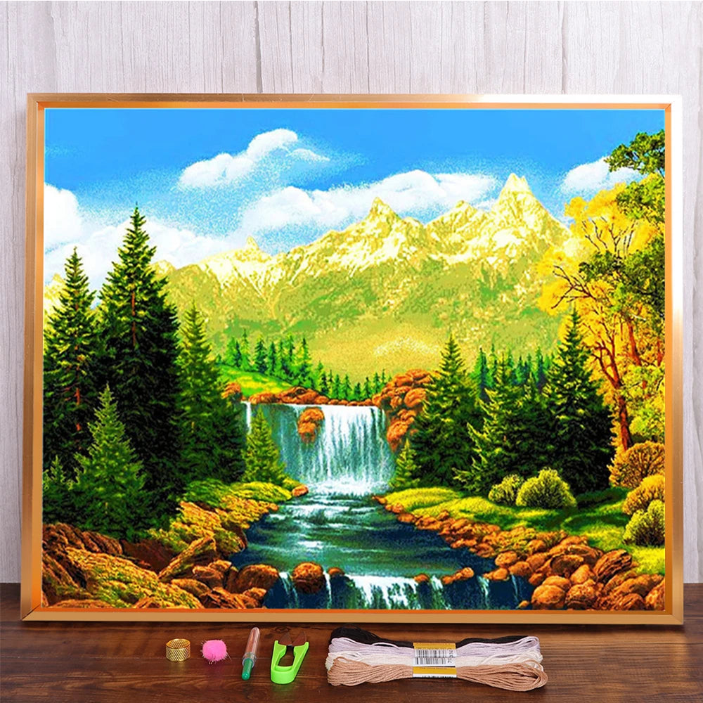 Landscape11CT Cross Stitch  Embroidery Kit