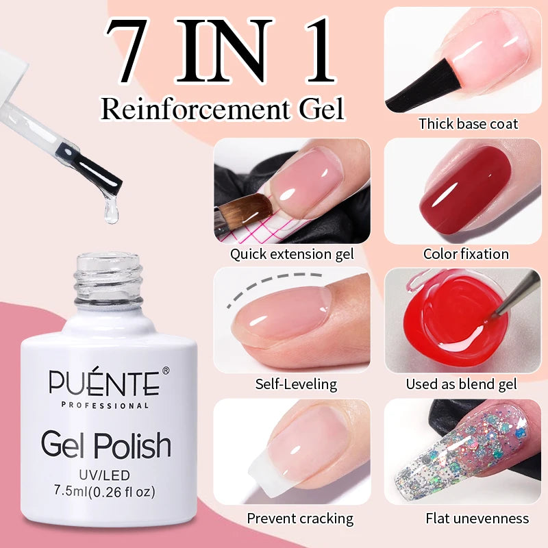 Gel Glitter Semi-Permanent Nail Art Varnish