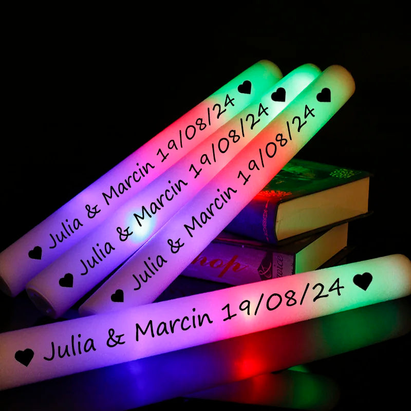 12/15/30/60Pcs LED Glow Sticks  Party Supplies